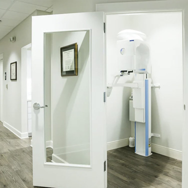 Dental scanner at North Hills Implant & Oral Surgery in Raleigh, NC.