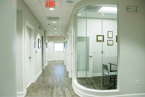 Hallway at North Hills Implant & Oral Surgery.